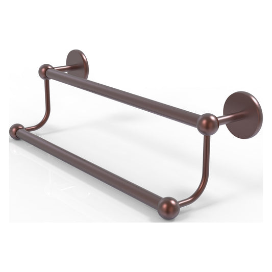 Allied Brass Prestige Skyline 18" x 21" Antique Copper Solid Brass Double Towel Bar