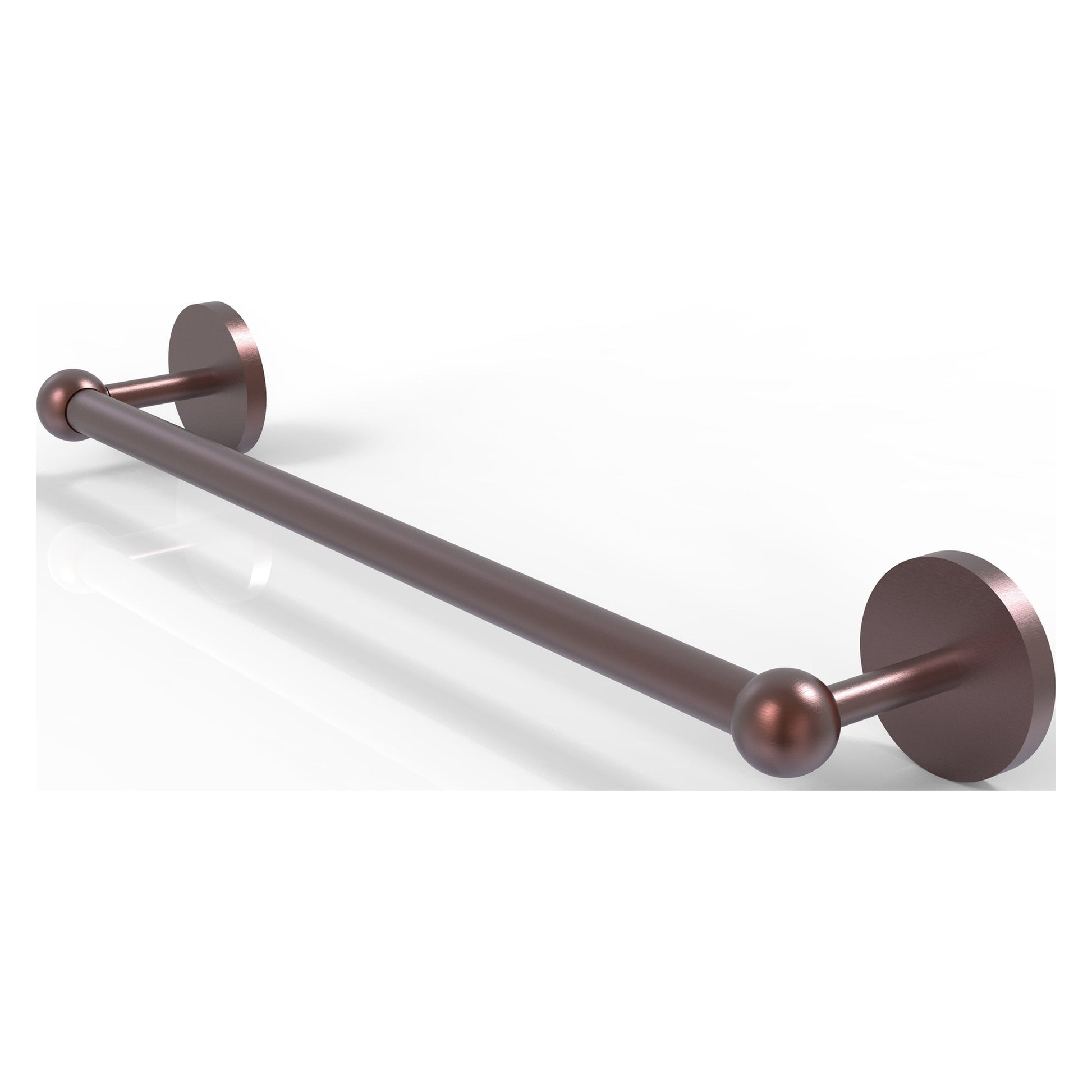 Allied Brass Prestige Skyline 18" x 21" Antique Copper Solid Brass Towel Bar