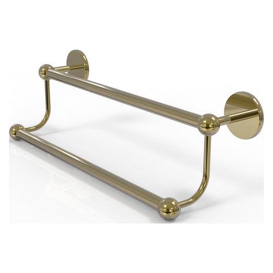Allied Brass Prestige Skyline 18" x 21" Unlacquered Brass Solid Brass Double Towel Bar