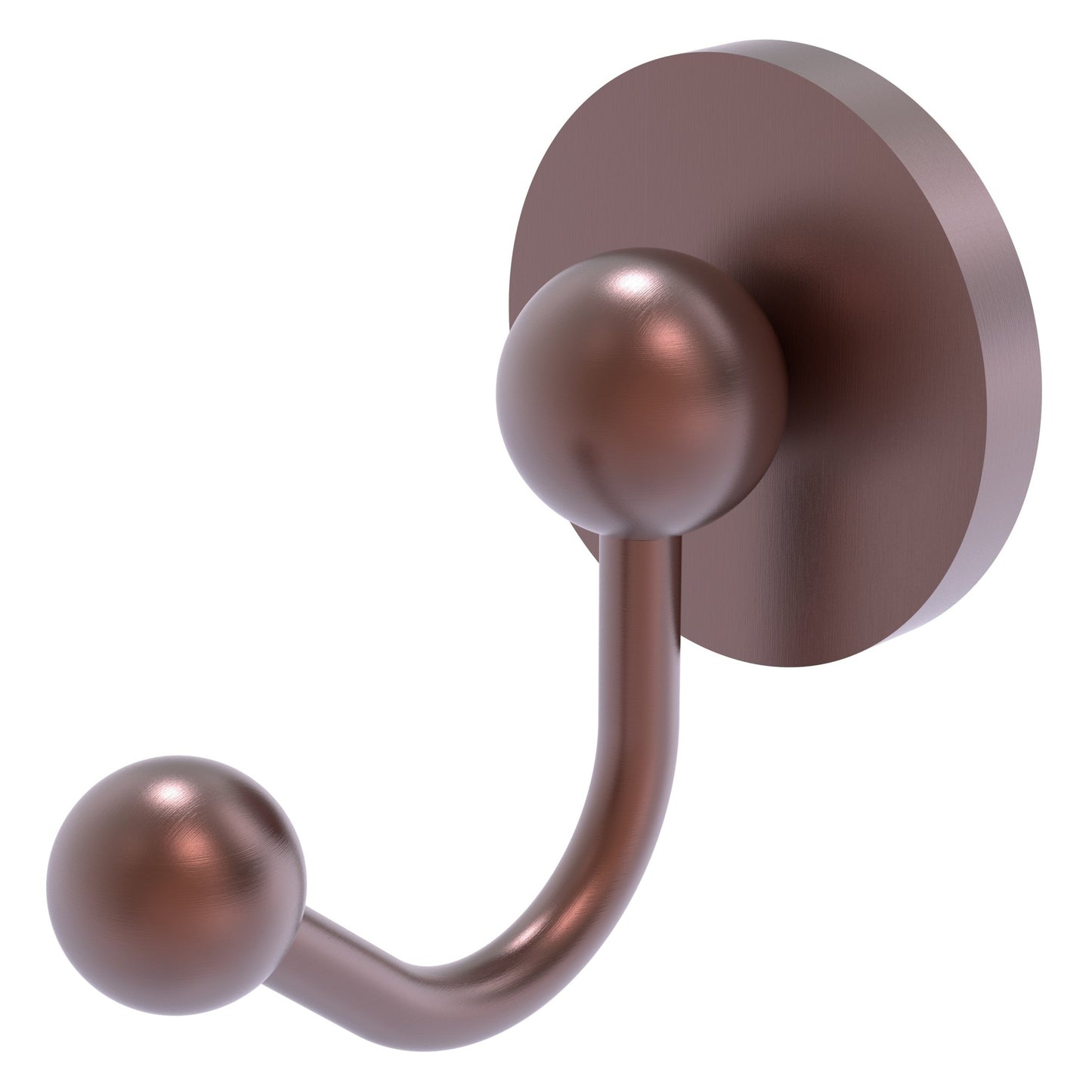 Allied Brass Prestige Skyline 2" x 2.75" Antique Copper Solid Brass Robe Hook