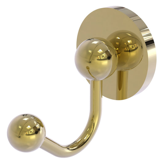 Allied Brass Prestige Skyline 2" x 2.75" Unlacquered Brass Solid Brass Robe Hook
