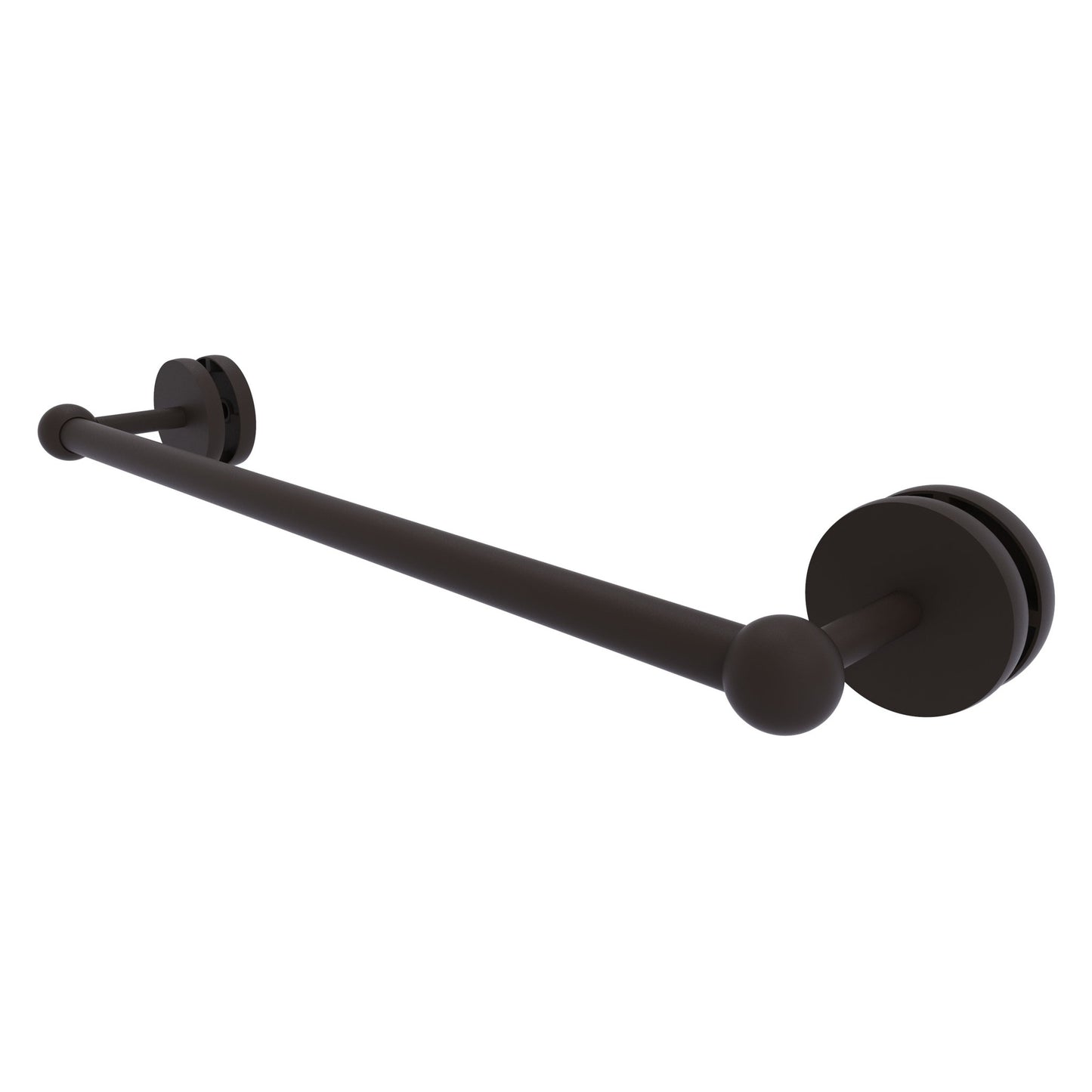 Allied Brass Prestige Skyline 20.6" Oil Rubbed Bronze Solid Brass Shower Door Towel Bar