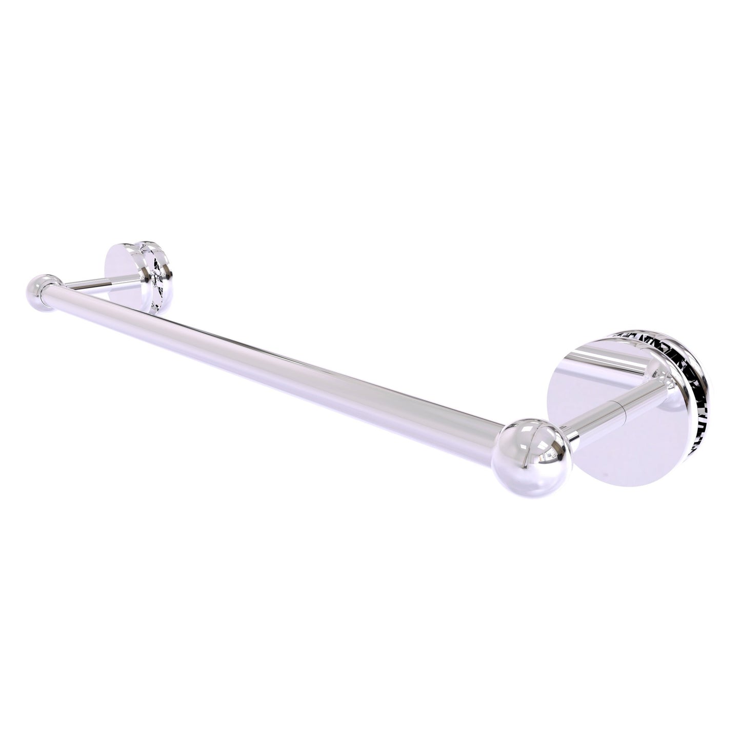 Allied Brass Prestige Skyline 20.6" Polished Chrome Solid Brass Shower Door Towel Bar