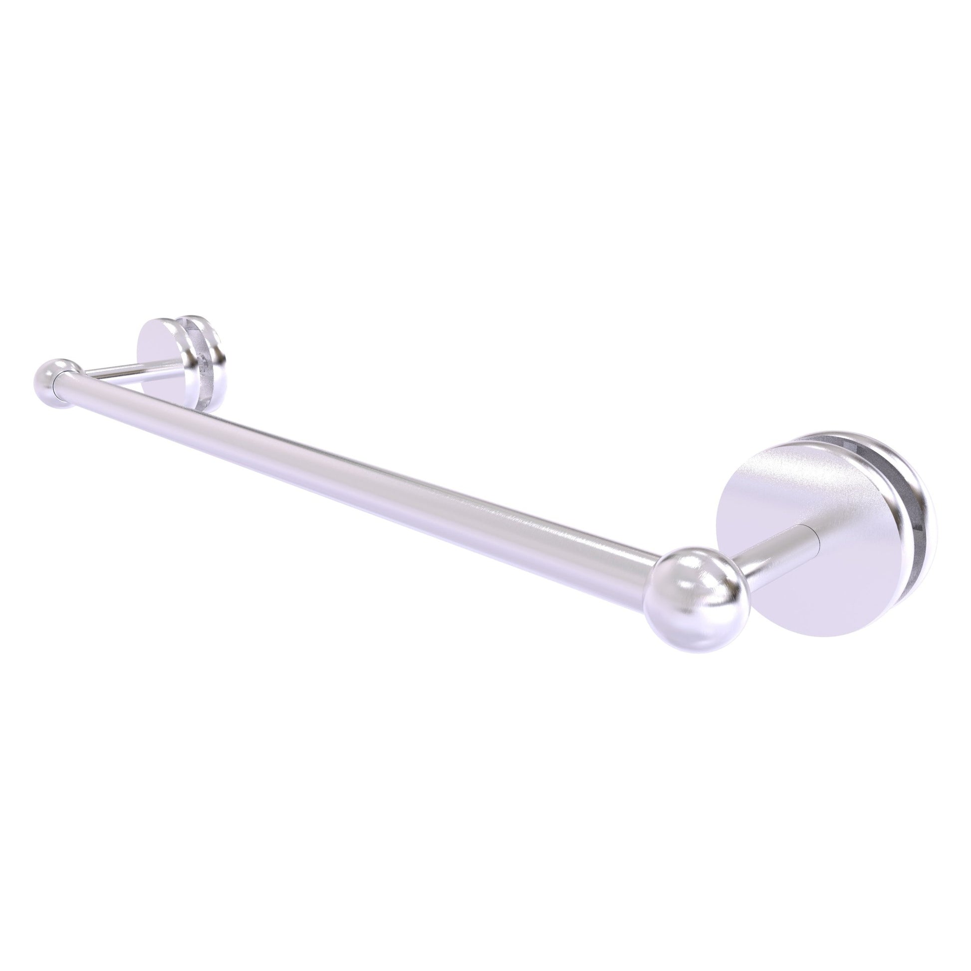 Allied Brass Prestige Skyline 20.6" Satin Chrome Solid Brass Shower Door Towel Bar