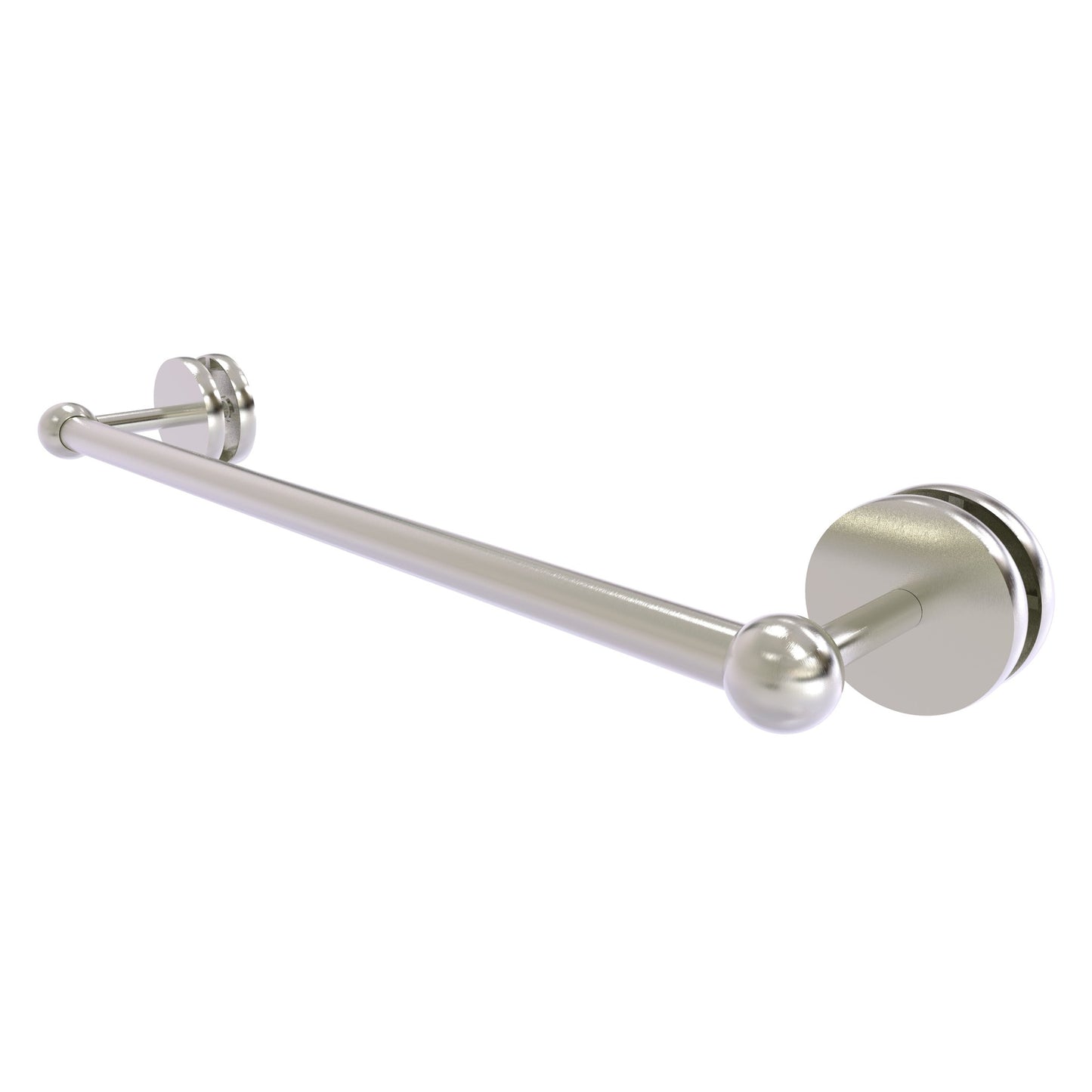 Allied Brass Prestige Skyline 20.6" Satin Nickel Solid Brass Shower Door Towel Bar