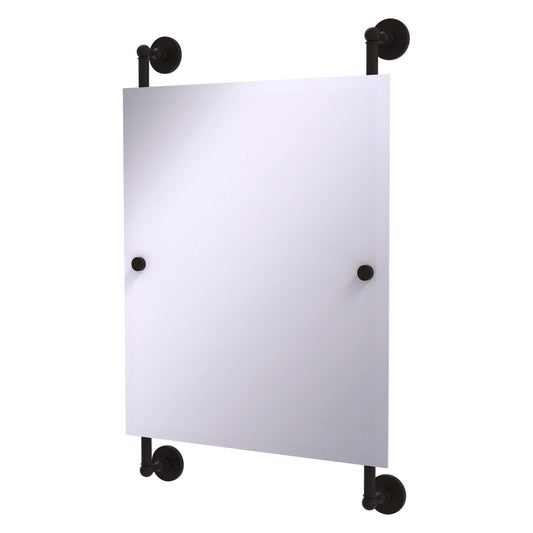 Allied Brass Prestige Skyline 21" x 3.8" Oil Rubbed Bronze Solid Brass Rectangular Frameless Rail Mounted Mirror