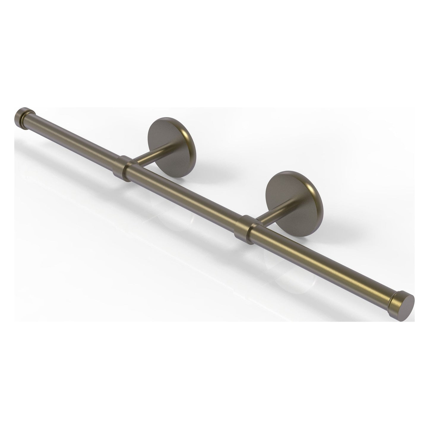 Allied Brass Prestige Skyline 21.4" x 3.6" Antique Brass Solid Brass Wall-Mounted Horizontal Guest Towel Holder