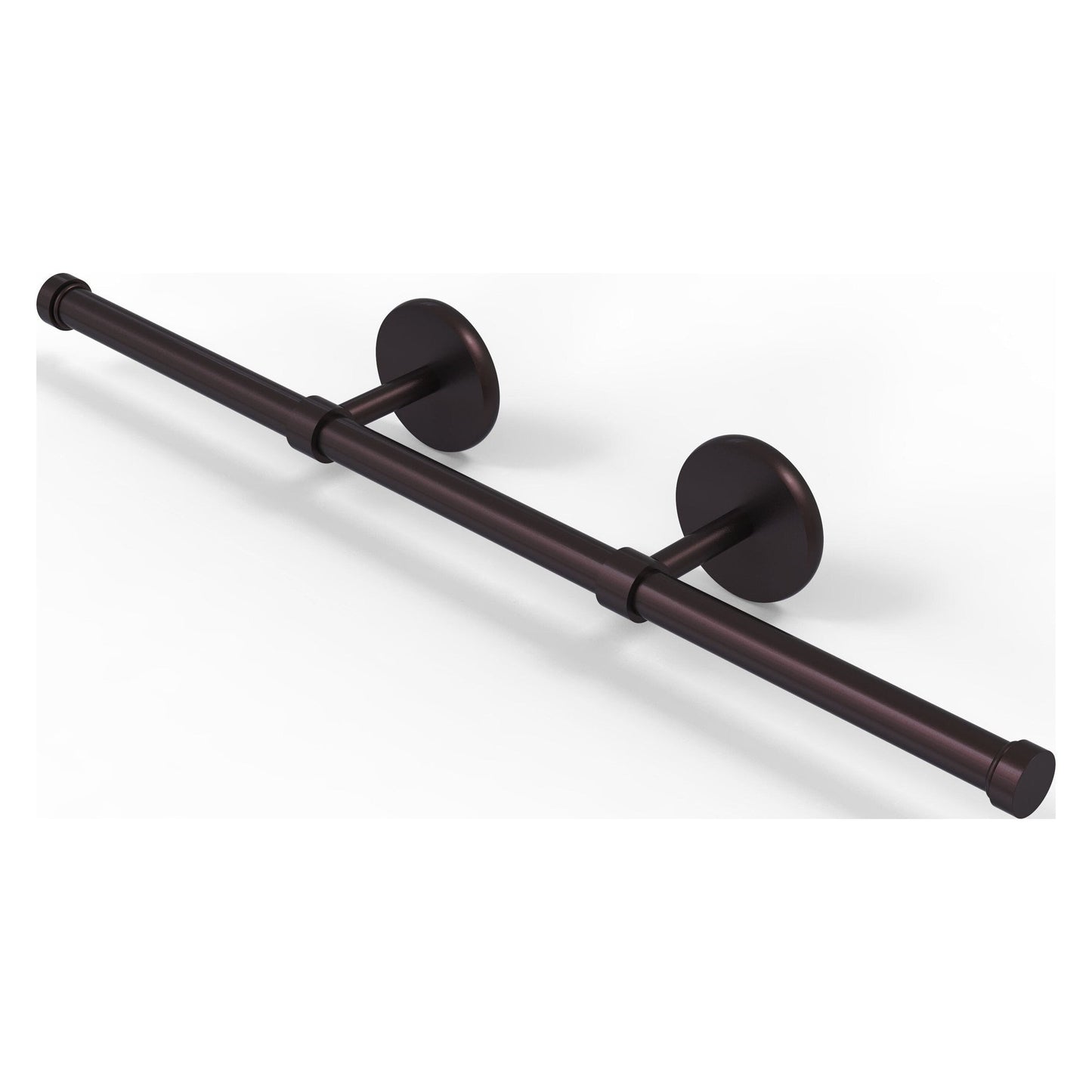 Allied Brass Prestige Skyline 21.4" x 3.6" Antique Bronze Solid Brass Wall-Mounted Horizontal Guest Towel Holder