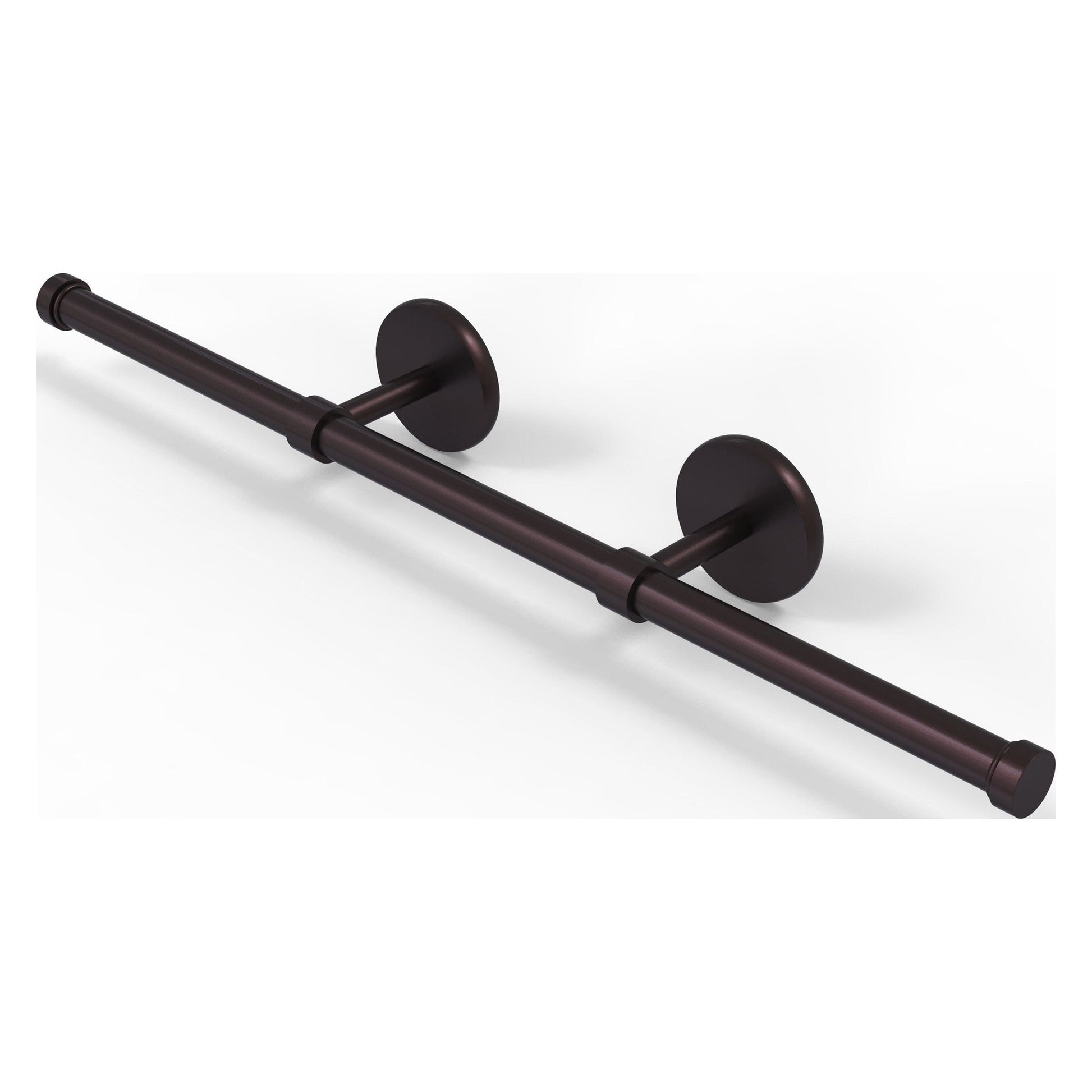 Allied Brass Prestige Skyline 21.4" x 3.6" Antique Bronze Solid Brass Wall-Mounted Horizontal Guest Towel Holder