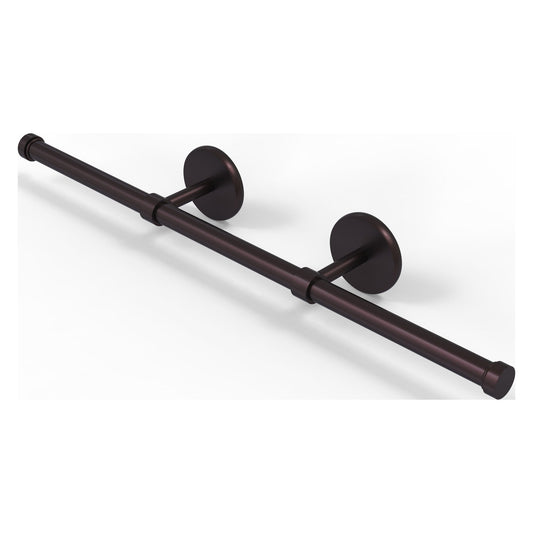 Allied Brass Prestige Skyline 21.4" x 3.6" Antique Bronze Solid Brass Wall-Mounted Horizontal Guest Towel Holder