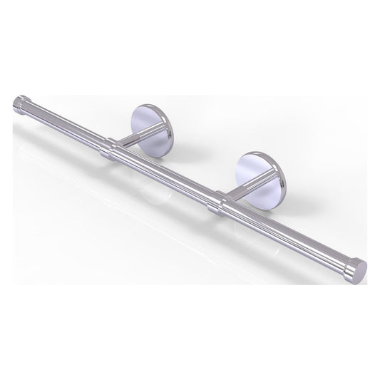 Allied Brass Prestige Skyline 21.4" x 3.6" Polished Chrome Solid Brass Wall-Mounted Horizontal Guest Towel Holder