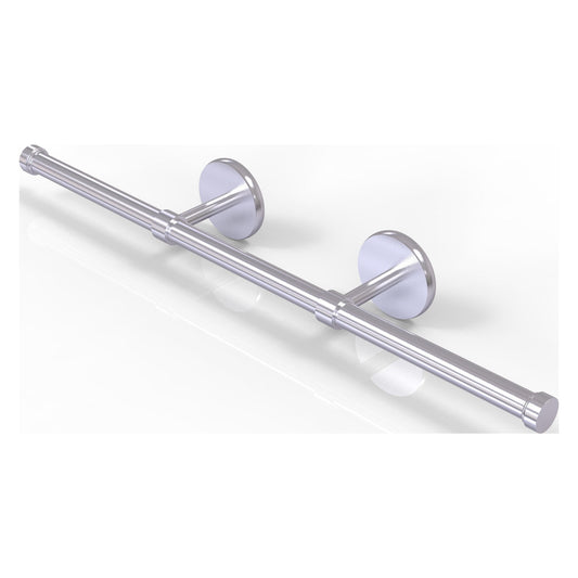 Allied Brass Prestige Skyline 21.4" x 3.6" Satin Chrome Solid Brass Wall-Mounted Horizontal Guest Towel Holder