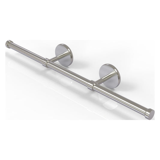 Allied Brass Prestige Skyline 21.4" x 3.6" Satin Nickel Solid Brass Wall-Mounted Horizontal Guest Towel Holder