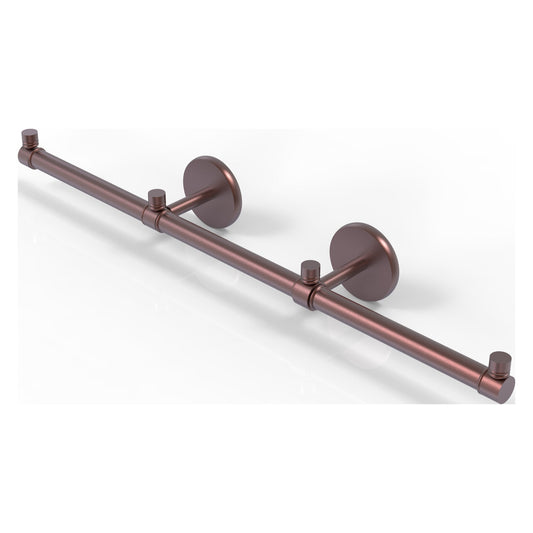Allied Brass Prestige Skyline 22.2" x 3.5" Antique Copper Solid Brass 3-Arm Guest Towel Holder