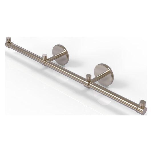 Allied Brass Prestige Skyline 22.2" x 3.5" Antique Pewter Solid Brass 3-Arm Guest Towel Holder