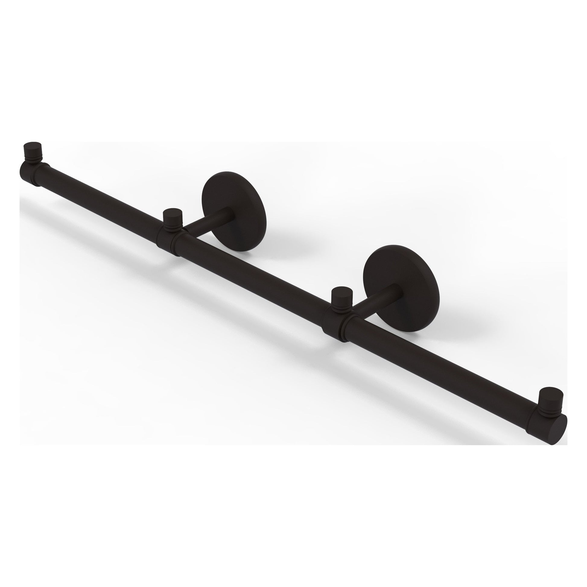 Allied Brass Prestige Skyline 22.2" x 3.5" Oil Rubbed Bronze Solid Brass 3-Arm Guest Towel Holder