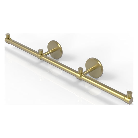 Allied Brass Prestige Skyline 22.2" x 3.5" Satin Brass Solid Brass 3-Arm Guest Towel Holder