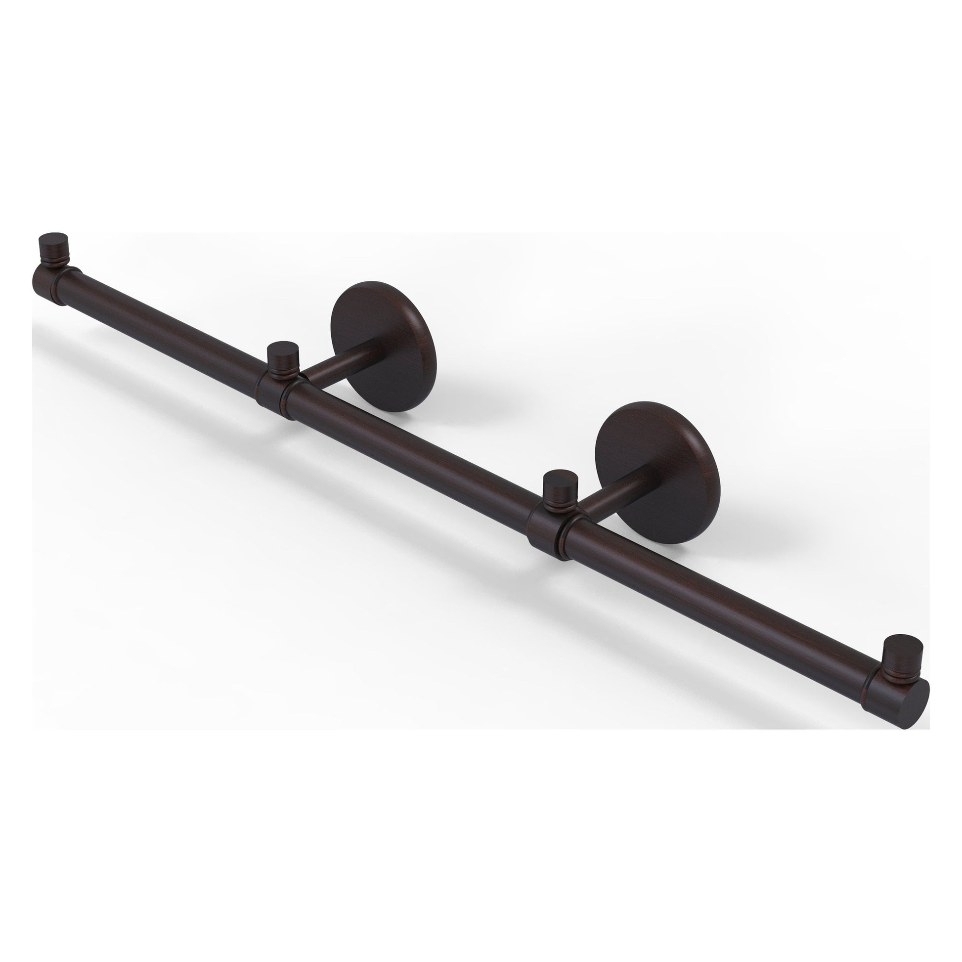 Allied Brass Prestige Skyline 22.2" x 3.5" Venetian Bronze Solid Brass 3-Arm Guest Towel Holder