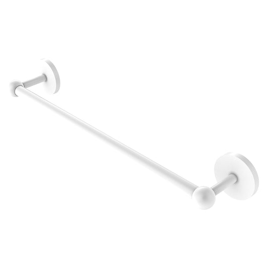 Allied Brass Prestige Skyline 24" x 27" Matte White Solid Brass Towel Bar
