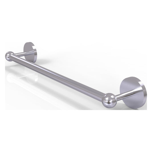 Allied Brass Prestige Skyline 24" x 27" Satin Chrome Solid Brass Towel Bar