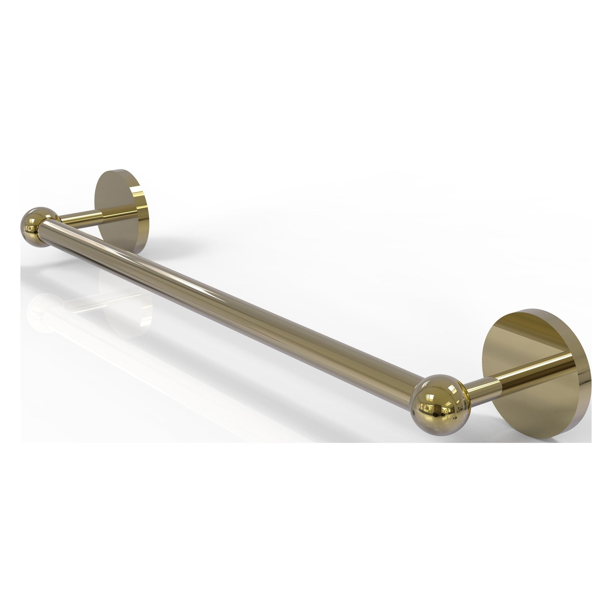 Allied Brass Prestige Skyline 24" x 27" Unlacquered Brass Solid Brass Towel Bar