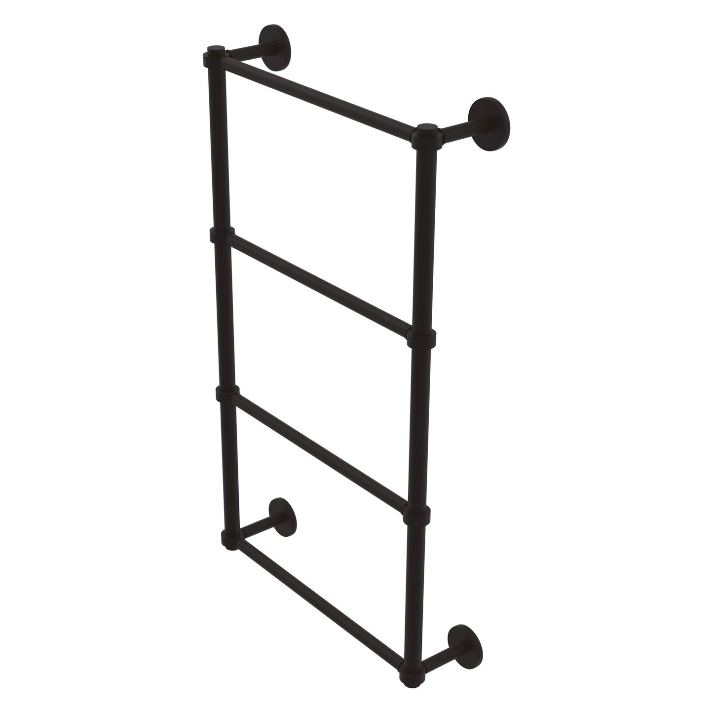 Allied Brass Prestige Skyline 24" x 5" Oil Rubbed Bronze Solid Brass 4-Tier Ladder Towel Bar