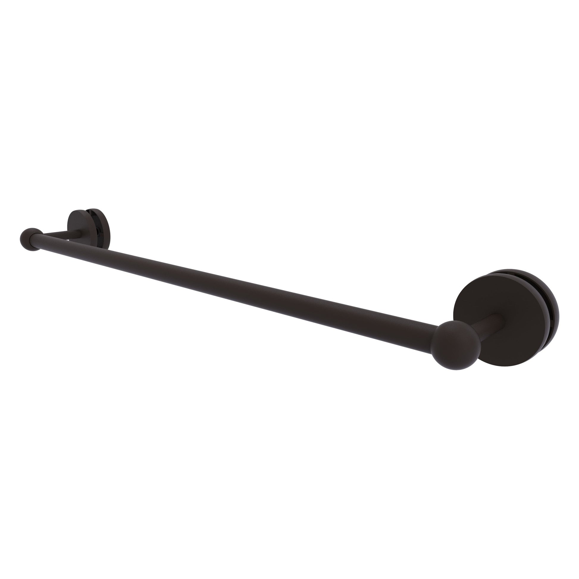 Allied Brass Prestige Skyline 26.6" Oil Rubbed Bronze Solid Brass Shower Door Towel Bar
