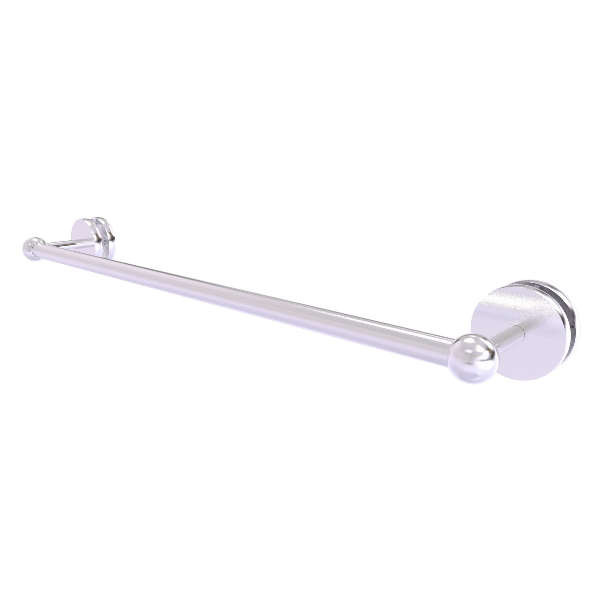 Allied Brass Prestige Skyline 26.6" Satin Chrome Solid Brass Shower Door Towel Bar