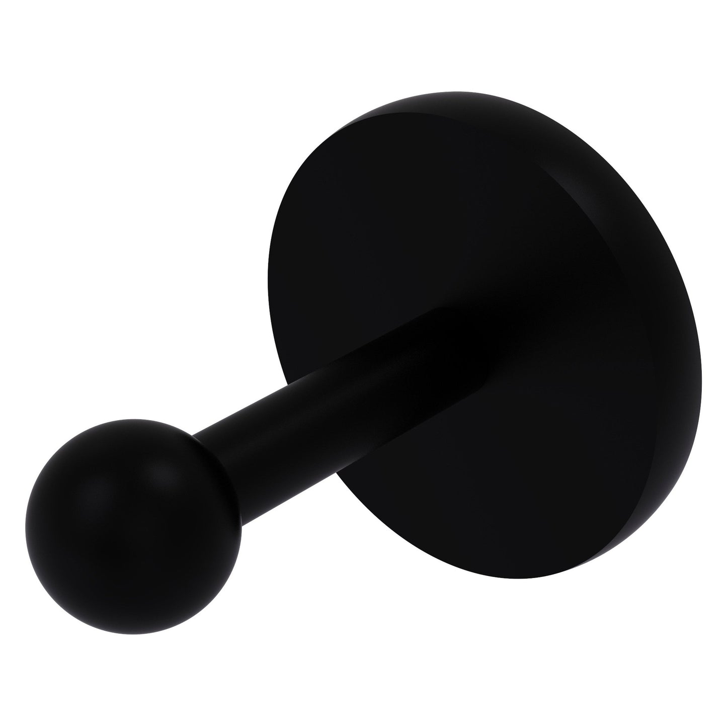 Allied Brass Prestige Skyline 2.6" x 3" Matte Black Solid Brass Robe Hook