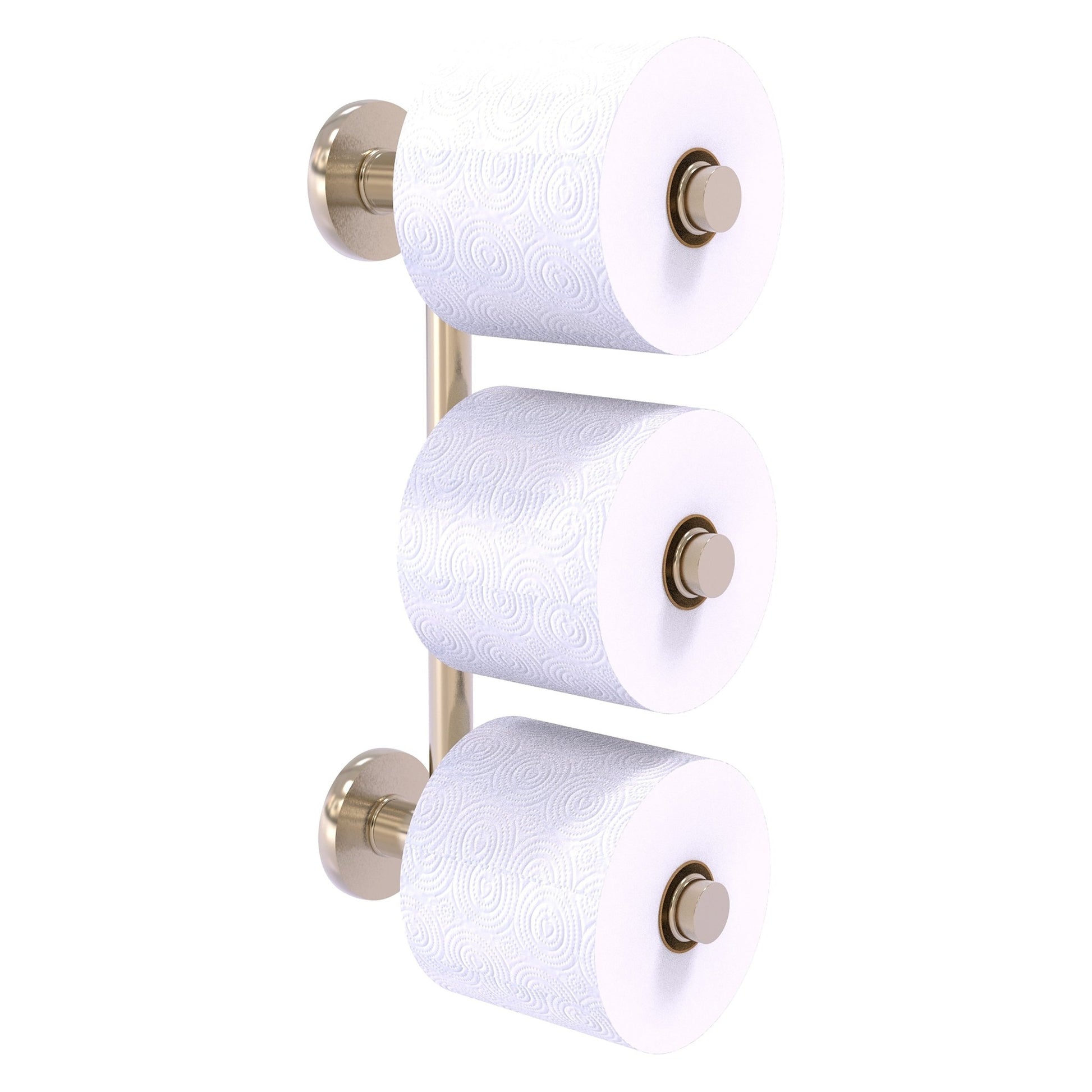 Allied Brass Prestige Skyline 2.6" x 7.3" Antique Pewter Solid Brass 3-Roll Reserve Roll Toilet Paper Holder