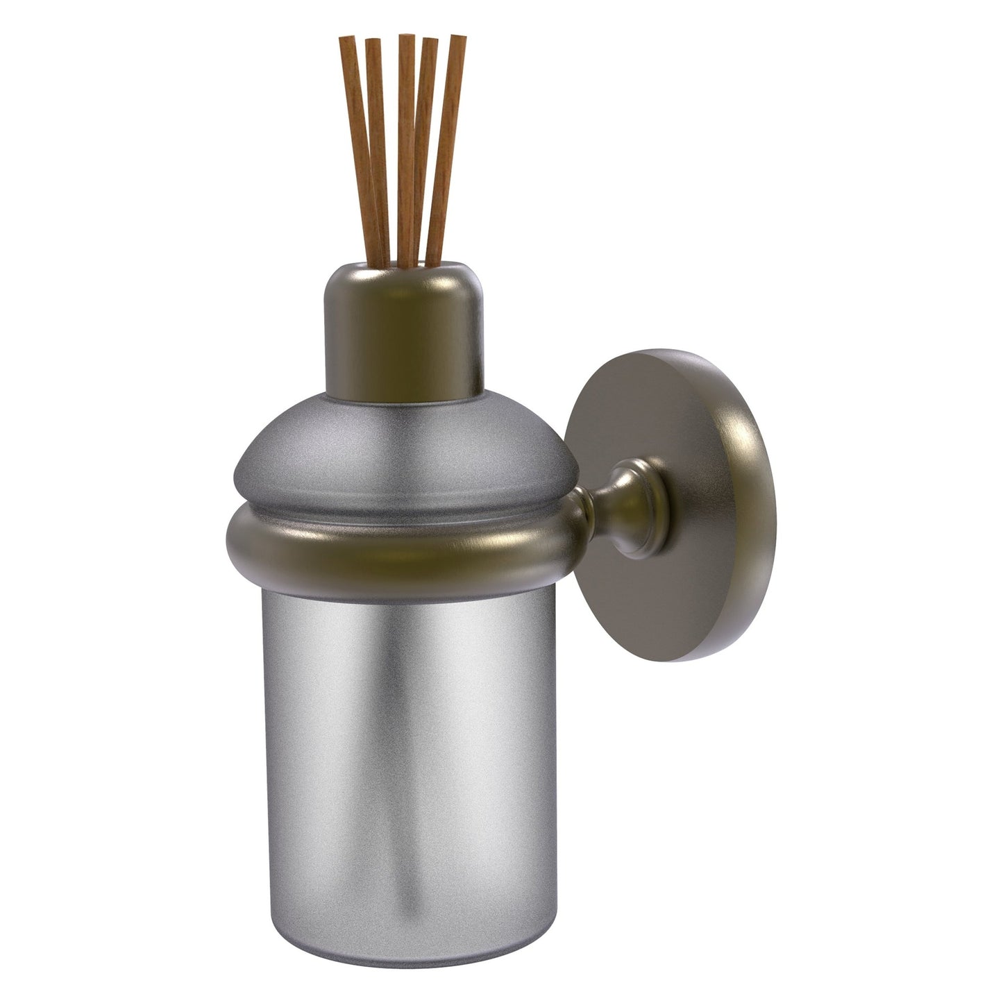 Allied Brass Prestige Skyline 2.858" x 4.65" Antique Brass Solid Brass Wall-Mounted Scent Stick Holder