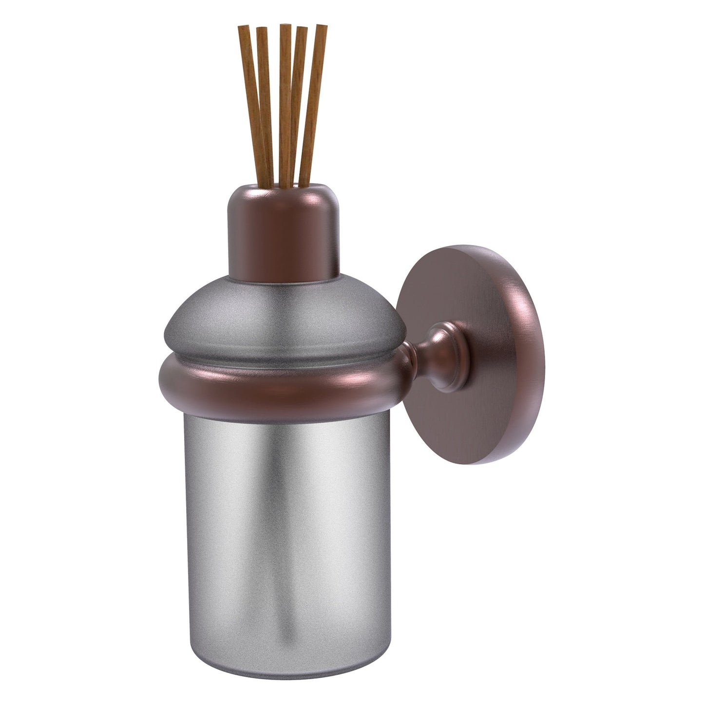 Allied Brass Prestige Skyline 2.858" x 4.65" Antique Copper Solid Brass Wall-Mounted Scent Stick Holder