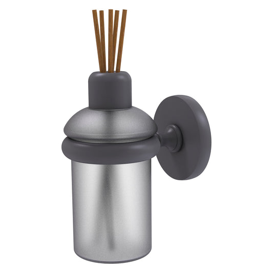 Allied Brass Prestige Skyline 2.858" x 4.65" Matte Gray Solid Brass Wall-Mounted Scent Stick Holder