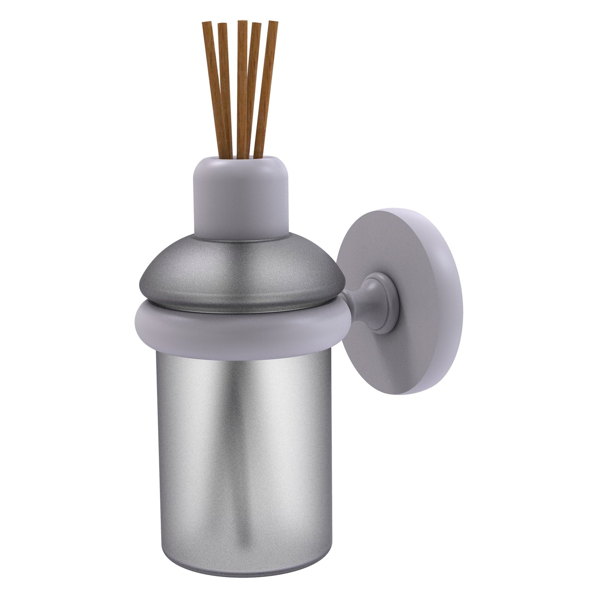 Allied Brass Prestige Skyline 2.858" x 4.65" Matte White Solid Brass Wall-Mounted Scent Stick Holder