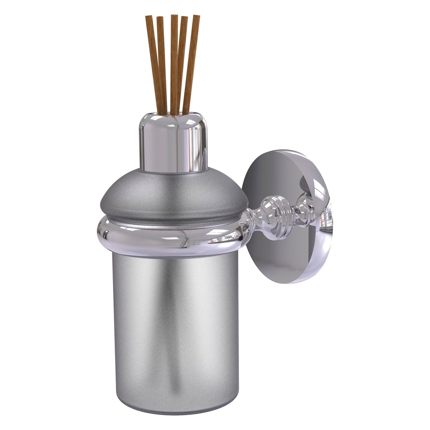 Allied Brass Prestige Skyline 2.858" x 4.65" Polished Chrome Solid Brass Wall-Mounted Scent Stick Holder