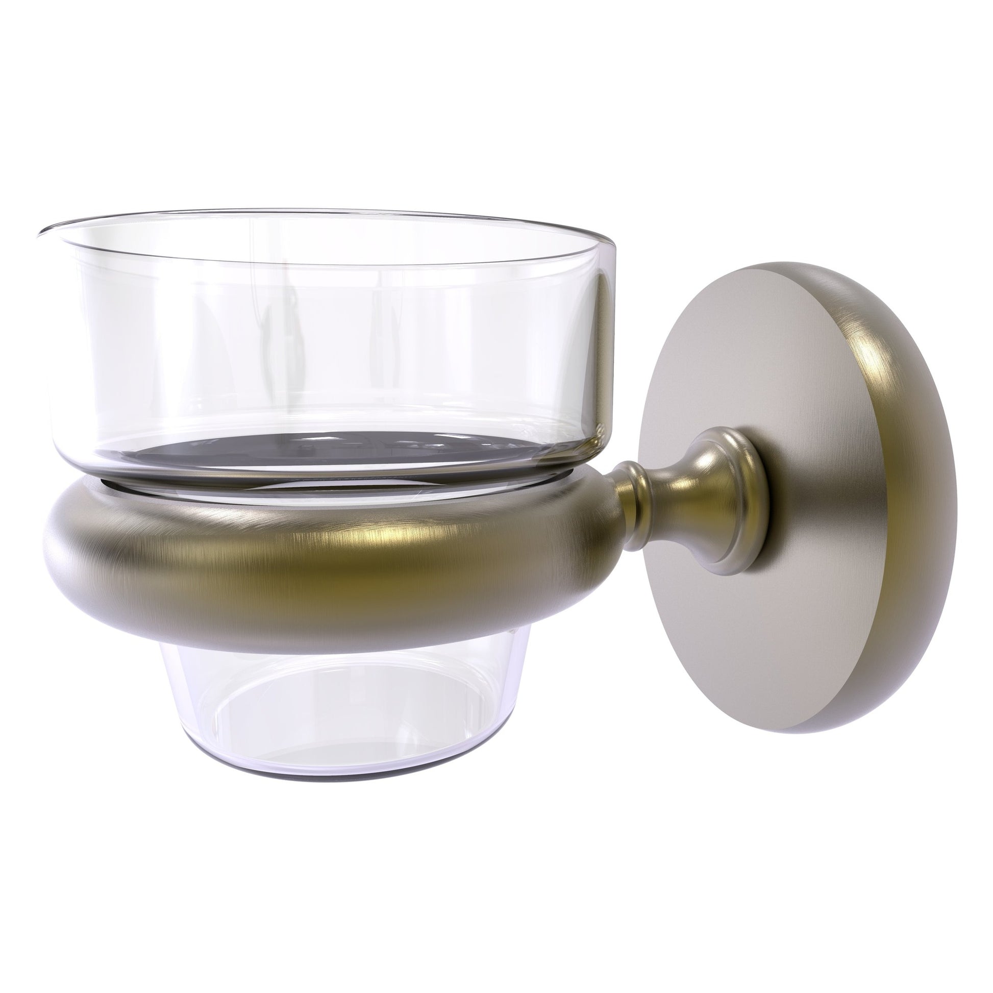Allied Brass Prestige Skyline 3" x 2.5" Antique Brass Solid Brass Wall-Mounted Votive Candle Holder