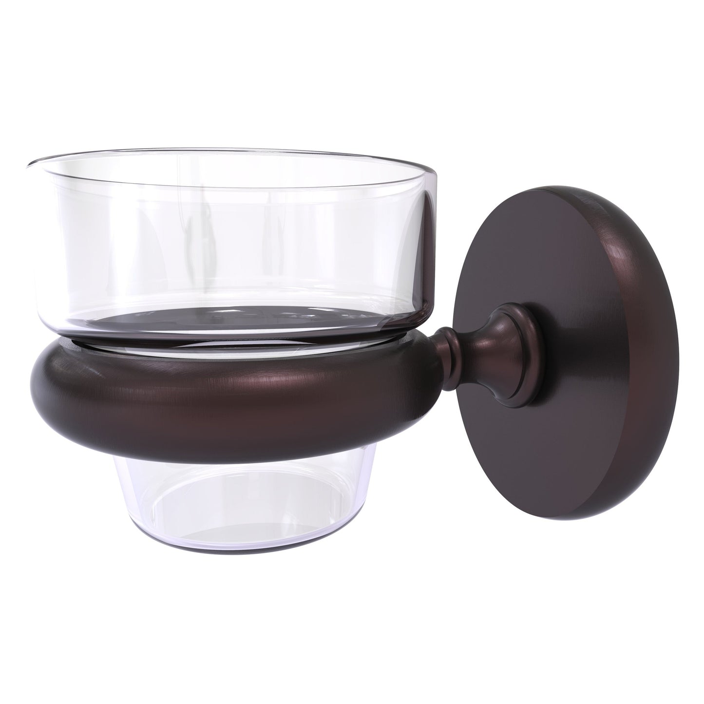 Allied Brass Prestige Skyline 3" x 2.5" Antique Bronze Solid Brass Wall-Mounted Votive Candle Holder