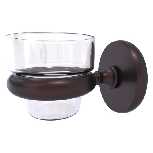 Allied Brass Prestige Skyline 3" x 2.5" Antique Bronze Solid Brass Wall-Mounted Votive Candle Holder