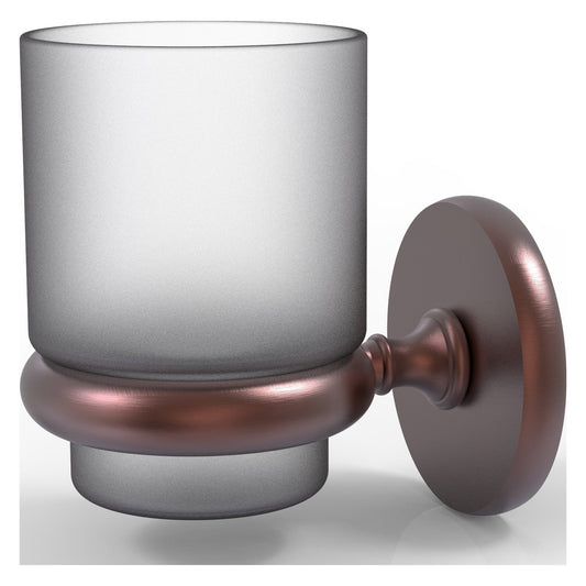 Allied Brass Prestige Skyline 3" x 2.5" Antique Copper Solid Brass Wall-Mounted Tumbler Holder