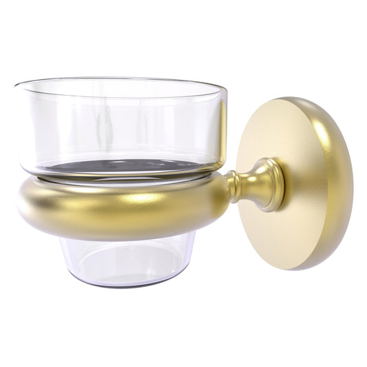 Allied Brass Prestige Skyline 3" x 2.5" Satin Brass Solid Brass Wall-Mounted Votive Candle Holder