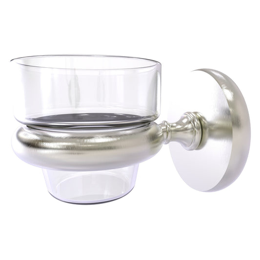Allied Brass Prestige Skyline 3" x 2.5" Satin Nickel Solid Brass Wall-Mounted Votive Candle Holder