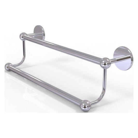 Allied Brass Prestige Skyline 30" x 33" Polished Chrome Solid Brass Double Towel Bar
