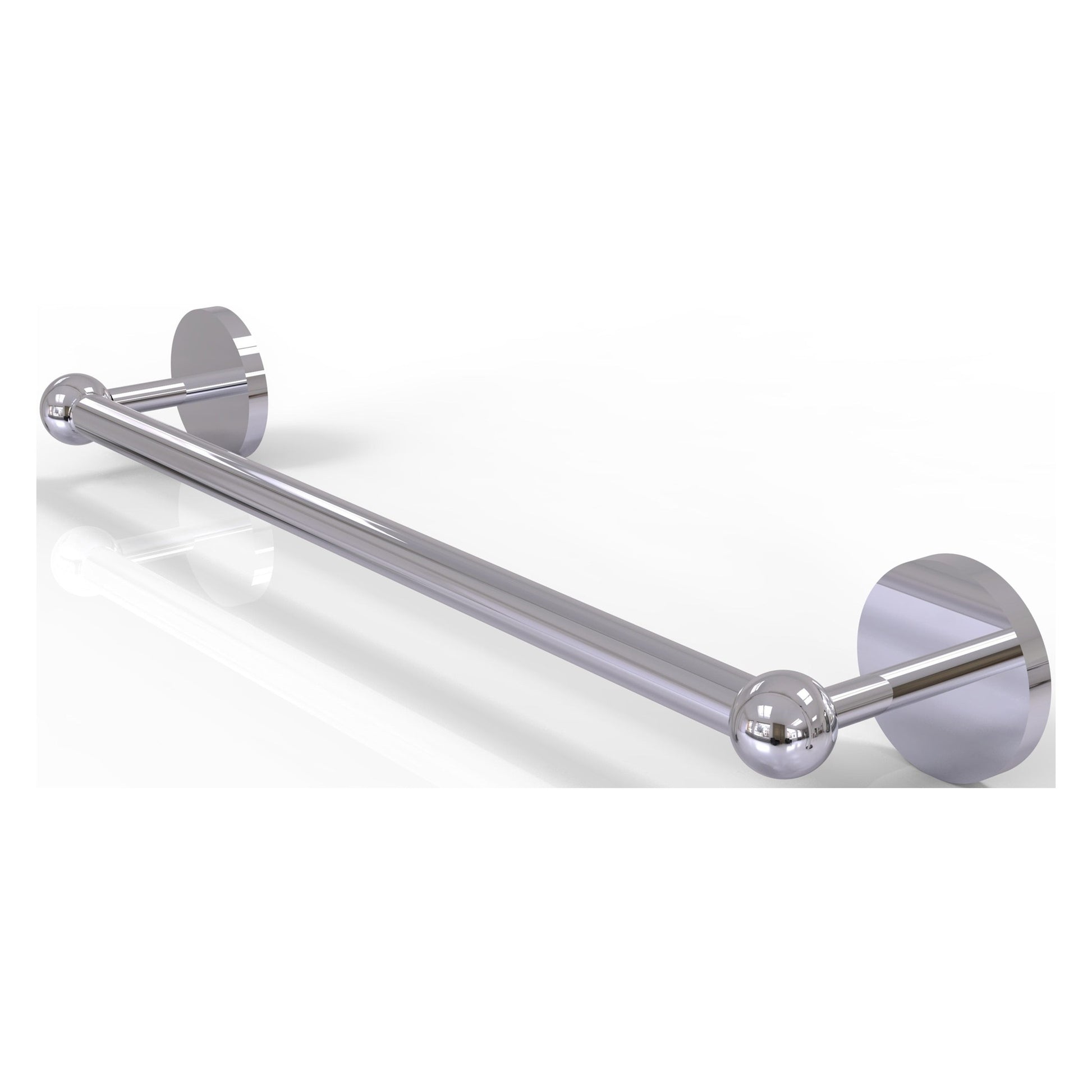 Allied Brass Prestige Skyline 30" x 33" Polished Chrome Solid Brass Towel Bar