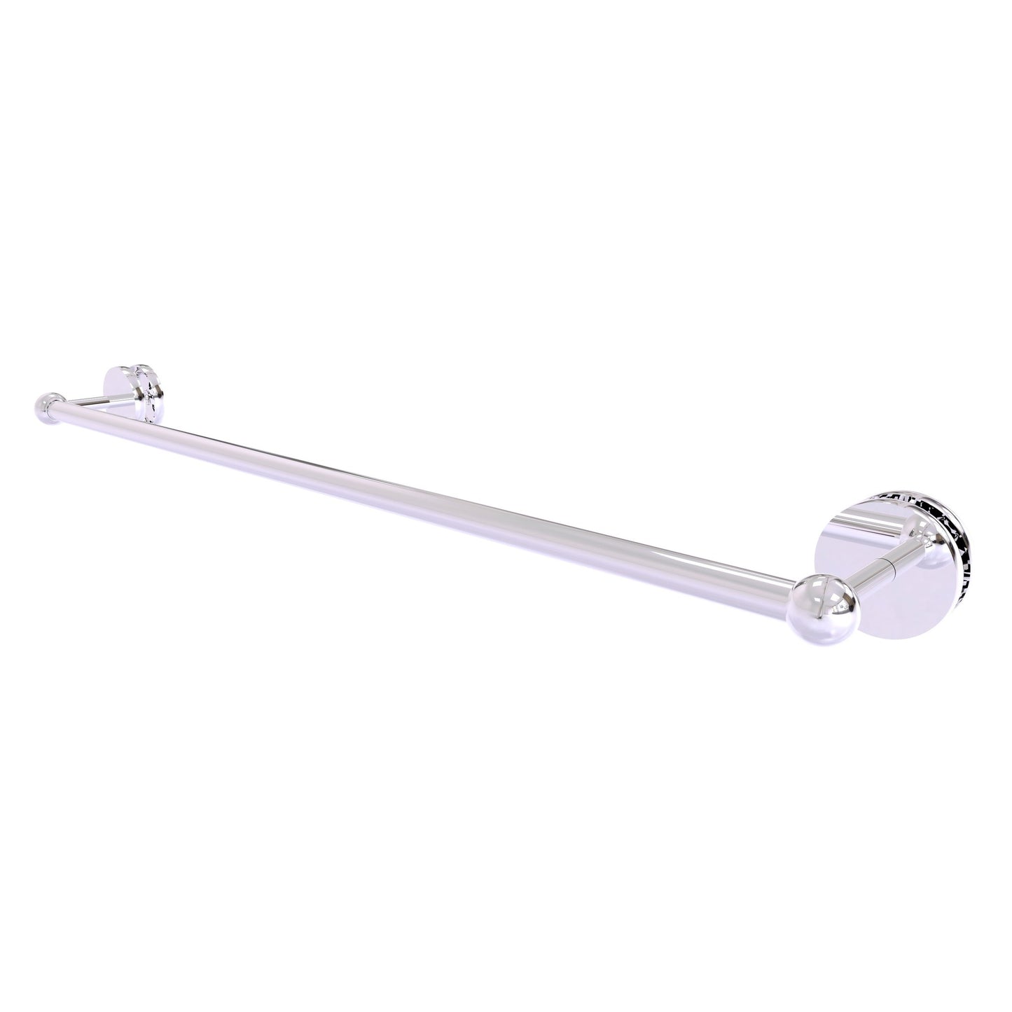 Allied Brass Prestige Skyline 32.6" Polished Chrome Solid Brass Shower Door Towel Bar