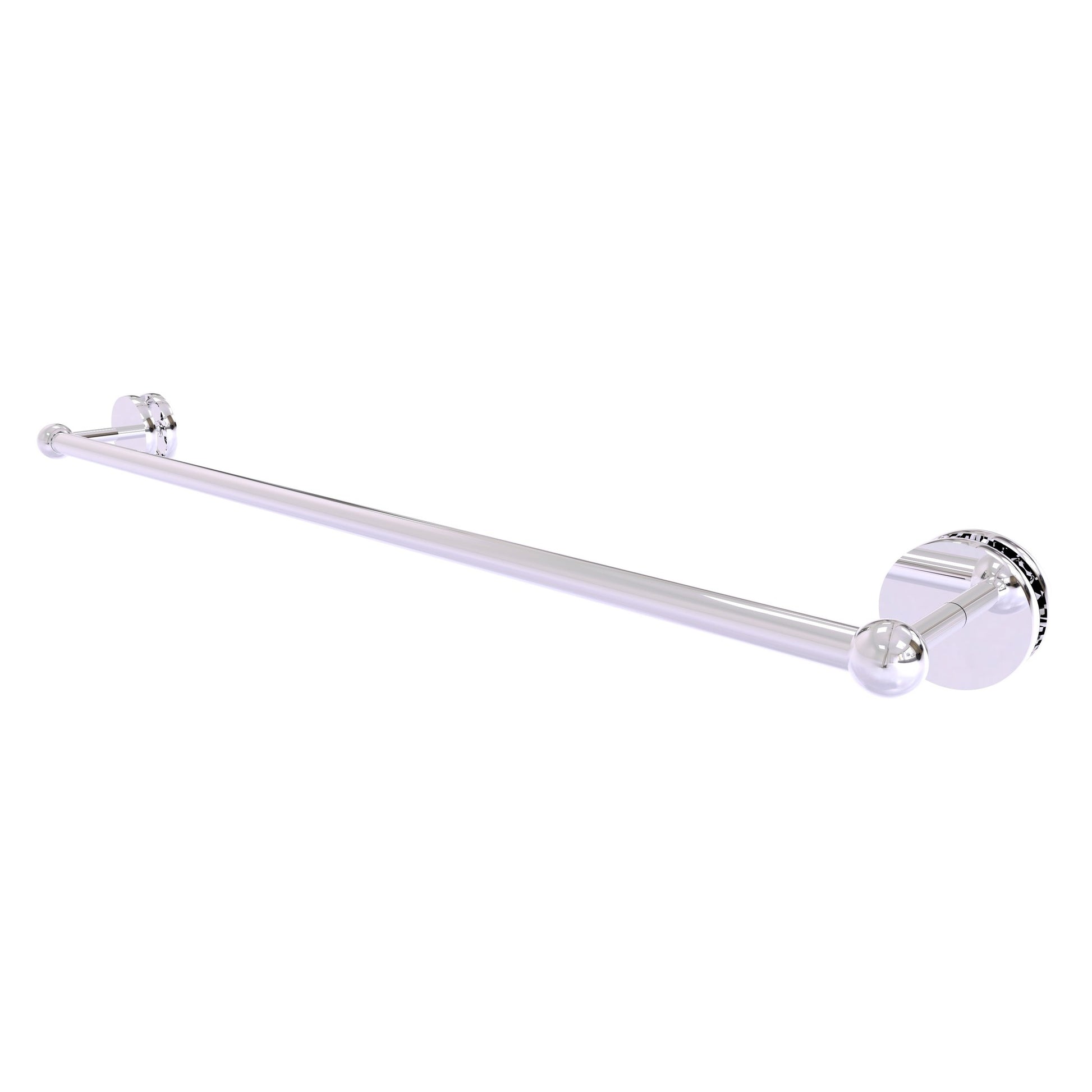 Allied Brass Prestige Skyline 32.6" Polished Chrome Solid Brass Shower Door Towel Bar