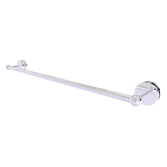 Allied Brass Prestige Skyline 32.6" Polished Chrome Solid Brass Shower Door Towel Bar
