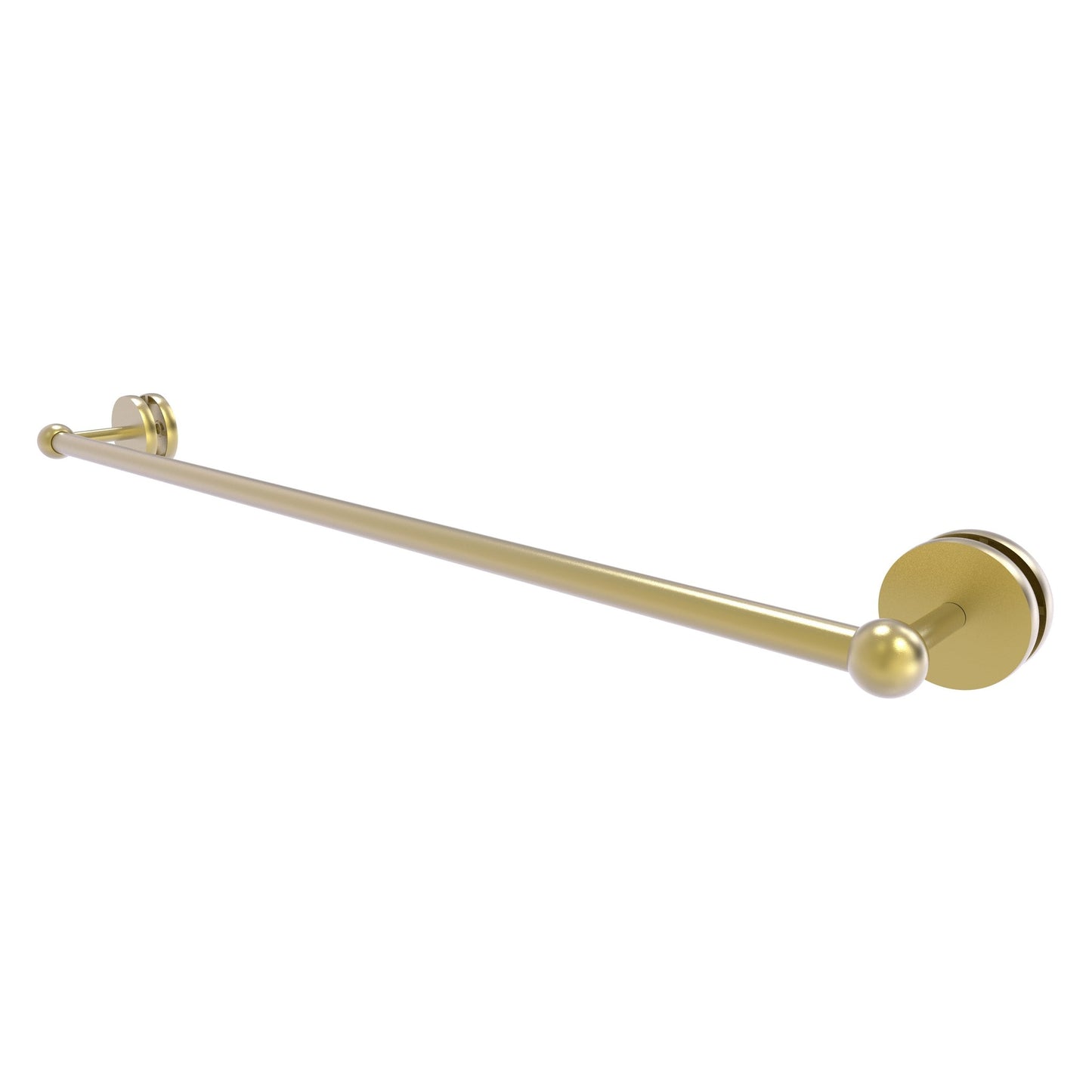 Allied Brass Prestige Skyline 32.6" Satin Brass Solid Brass Shower Door Towel Bar
