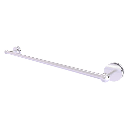 Allied Brass Prestige Skyline 32.6" Satin Chrome Solid Brass Shower Door Towel Bar