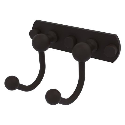 Allied Brass Prestige Skyline 5.5" x 4" Oil Rubbed Bronze Solid Brass 2 Positions Multi Hook