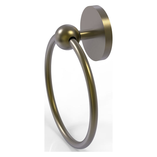 Allied Brass Prestige Skyline 6" x 6" Antique Brass Solid Brass Towel Ring